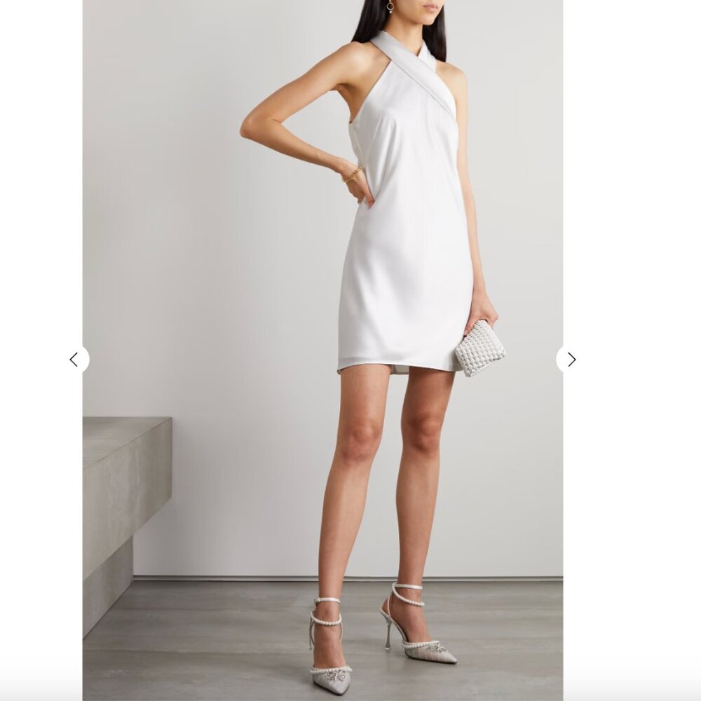 Galvan Mini Pandora Halterneck Dress, Brand new, FR38